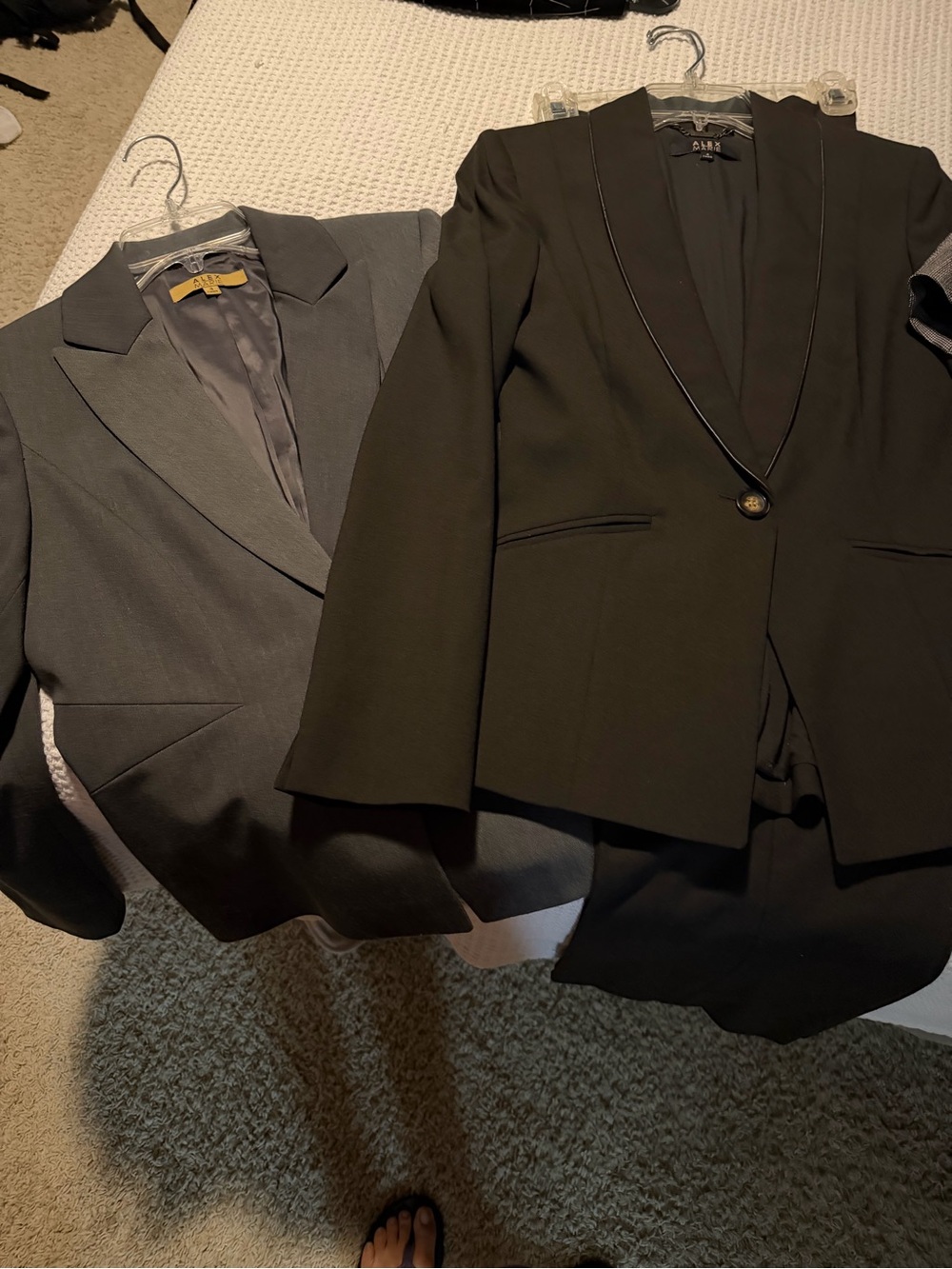 Two women’s blazers